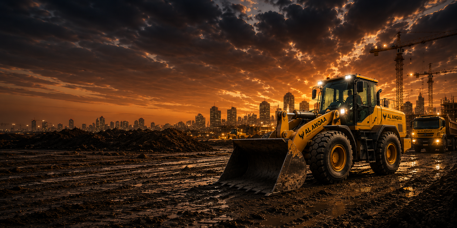 Heavy machinery background 2
